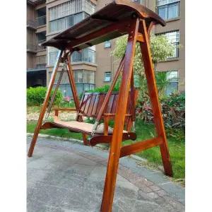 정원 야외 디럭스 모델 원목그네 카페 마당 펜션 캠핑장 휴식 캐노피 포함