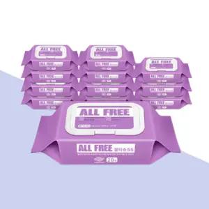 올프리 유아 물티슈 휴대용 캡형 20매 12팩 (240매)