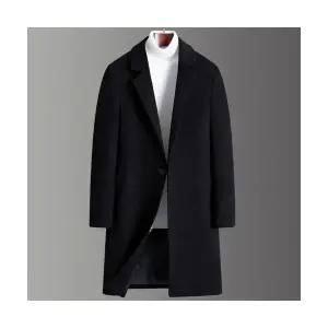 야무치 남자 데일리룩 정장자켓 기모 정장 넥 울 코트 가을 겨 캐주얼 KUK4