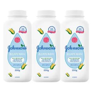 존슨즈베이비 콘스타치 파우더 200g 3개
