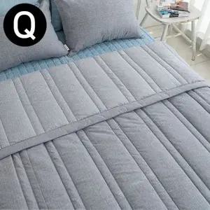 이불 퀸 2 누네 그레이 간절기 마이크로 (WFJR0HI)