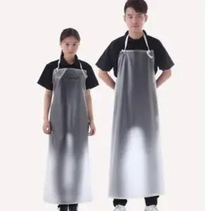 고품질 위생 방수 공장 수산시장 주방용 업소용 불투명 앞치마 (WFJRDEF)