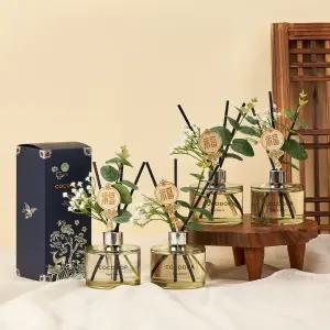 [2개 + 2개] 코코도르 전통 디퓨저 200ml X 4개 쇼핑백 포함 실내방향제 전통선물 집들이선물