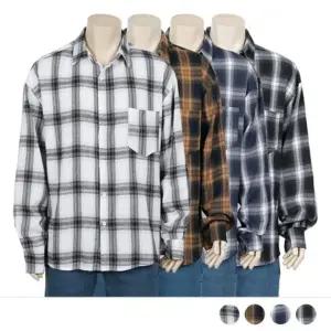 고품질 긴팔 남자셔츠 무지 정장남방 오버핏 스트라이프 (WFJREKX)