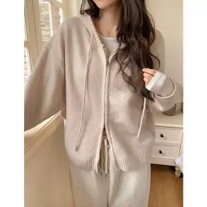 [공구우먼] 벨카 울 투웨이지퍼 후드 집업 85734 빅사이즈 여성의류