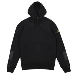 스톤아일랜드 67461 테이프 포 프린트 브러쉬드 코튼 플리스 후드 Sweatshirt Regular 핏 후드티 레귤러핏