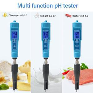 Yieryi 전문 디지털 Ph 계량기 식품 가공 테스터, 느슨한 토양 수경법 치즈 실험실