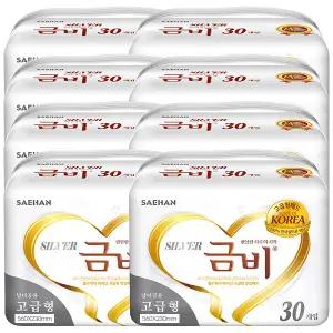 [금비] 성인용 속기저귀 고급형 소변패드-240매(30매x8팩)