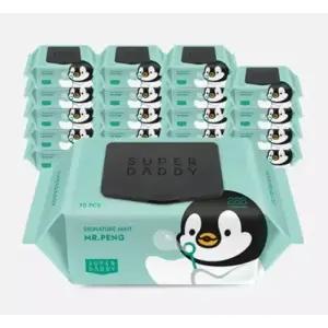 [슈퍼대디] 미스터펭 민트 물티슈 70g 70매 20팩 447201