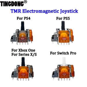 [호환품]PS5 컨트롤러 용 2Pcs TMR 전자기 조이스틱 Xbox One 게임 패드 Ps4 3D 아날로그 스틱 센서 모듈
