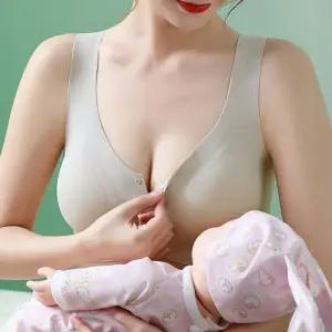 심리스 앞버튼 브래지어 임산부 수유브라 빅사이즈 인기 속옷 산모 추천템 모유 노와이어