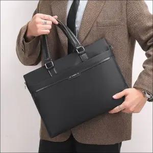 서류가방 남자 레더 A4 노트북 수납 직장인 가방 (WFK6L98)