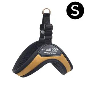 RUN 하네스 강아지 스웨이드 카멜 미포함 리드줄 (WFJR7GL)