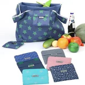 시장가방 장바구니 포켓장바구니 에코백 방수백 접이식 보조가방 (WFK6LRP)