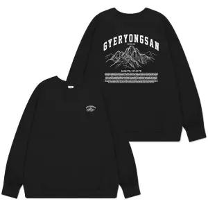 [폴앤폴]계룡산 오버핏 남여공용 맨투맨 5컬러