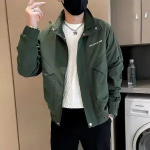 토르 남자 바람막이 점퍼 카고 코트 추동 자수 자켓 캐주얼 솔리드 상의 OPH4