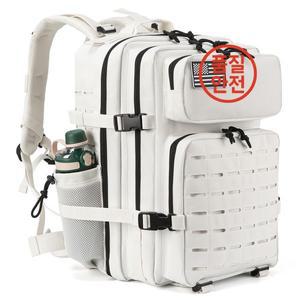 남자와 여자를위한 25L/45L 전술 배낭 야외 생존 버그 아웃 가방 병 홀더와 작은 학교 Hking