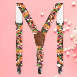 패턴 어린이 멜빵 젤리 주니어멜빵 아동멜빵 유아멜빵