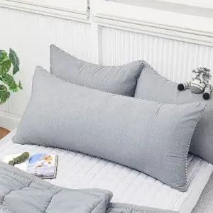 베드앤데코 멜란지 등쿠션커버 50x110