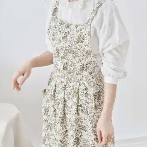 들꽃 앞치마 린넨 어린이집 유치원 원피스