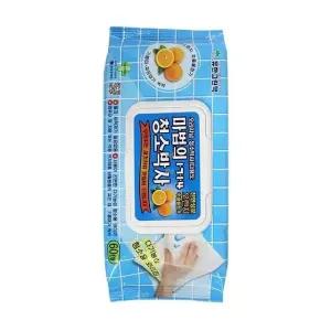 마법의 청소박사 60매 티슈형 기름때 찌든째 기름때물티슈 찌든때물티슈