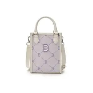 MLB토트백 TQK 7ACRMD35N-43IVS 다이아 모노그램 미니 토트백 보스턴 레드삭스