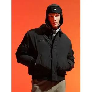 CNN APPAREL [95사이즈 특가] [CNN] 트래블 스퀘어 리포터 숏 덕 다운 블랙_CA23TDS415BLK