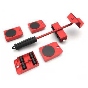 지렛대 이동 짐옮기는기구 도르래 기구 받침대 4종 바퀴 세트 미 침대 세탁기 보조 적재량