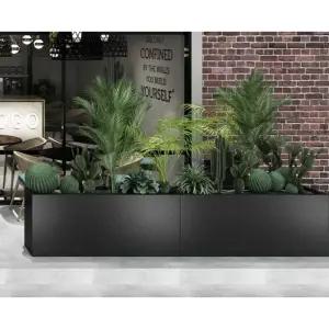 스텐 플랜트박스 대형 스테인레스 화분 사각화분 도로