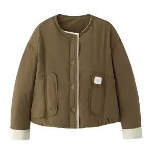 여친 점퍼 패딩다운 패딩 숏 겨울 얇은 패피4