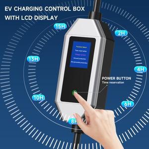 퍼피fc 패스트 11KW 휴대용 전기차 GBT/타입2 16A 5M 케이블 PHEV 차량용 가정 여행 CEE 플러그 포함