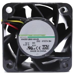 W40S12BS1A5-53 4028 12V 0.37A 4CM 냉각 팬