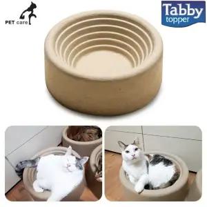 스크래쳐 고양이 테비 종이방석 나선형 (WFJ7SHQ)