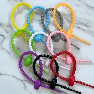 실리콘 인기 베스트 키링 케이블타이 부자재 (WFJSQ6U)