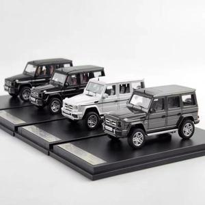 벤츠 G63 클래스 SUV 용 DCM 1/64 스케일 다이 캐스트 자동차 모델 합금 장난감 오프로드 차량 컬렉션 선물