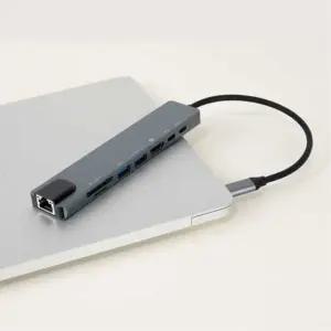 도킹스테이션 컨버터 8 USB C타입 1 멀티허브 IN (WFK8ZPA)