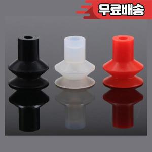 10개 산업용 기계식 핸드 진공 흡착컵 B5/B8/B10 에어모션 실리콘 고무 (리프팅 및 클램핑용)