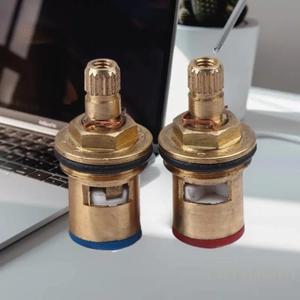 라포식 주방 욕실 교체용 황동 세라믹 디스크 카트리지 내부 수도꼭지 밸브 YY26