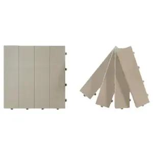 베란다 홈정원 꾸미기 나무느낌 조립식 데크타일 방수 물청소 업소용 사우나발판 식당