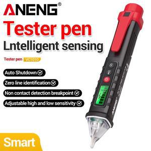 ANENG VC1010 스마트 디지털 유도 펜 AC/DC 전압 감지기 비접촉식 단선점 탐지 전기 기술자 테스터 도구