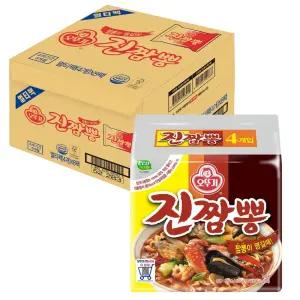 오뚜기 진짬뽕 130g x 32 간편식 한국 간식 비상식량 대용량 박스 라면 식당 업소용 식자재