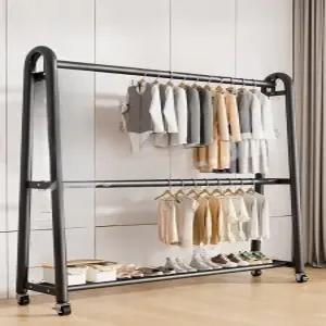 고급행거 스탠드 철제 옷걸이 이동식 업소용튼튼한행거