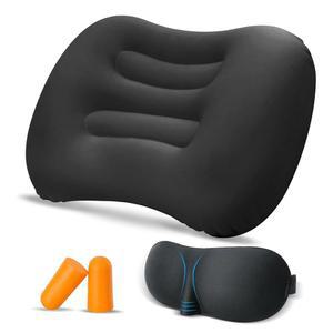 비행기 여행용 컴피베이스 풍선 요추 베개 - 자동차용 지지 베개, 사무용 의자, 요통 및 자세 개선을 위한 등받이 지지대, 프레스 팽창