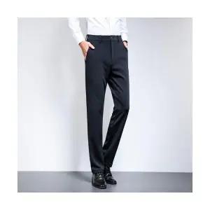 토르 남성 정장 바지 겨울 도톰 기모 체크 일자 캐주얼 OPH4