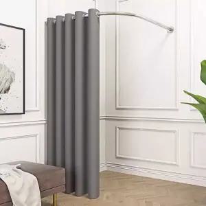 코너 탈의실 구석 의류매장 가리개 코너피팅룸 벽연결 커튼 커텐