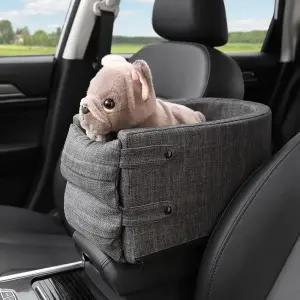 소형견 강아지 카시트 애견 보호 펫카시트 운전석 쿠션
