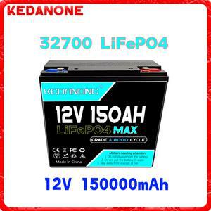 32700 리튬 인산철 배터리 12V 100Ah 내장형 BMS 경량 전기 휴대용 파워 LiFePO4 팩