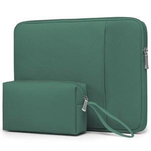 [미국배송] HYZUO 13인치 노트북 슬리브 백 세트 맥북호환 에어 13 M4/M3/M2/M1 20252018 프로 M2/M1 20252016 아이패드호환 프로/에어 13 XPS 서피스 프로 1213인치 태블릿용 케이스 정글 그린