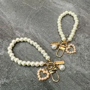 러블리 진주 스트랩 키링 가방고리 WFGO7B5