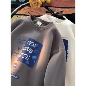 추동 빈티지 남사친 상의 맨투맨 라운드 트렌디 패피4